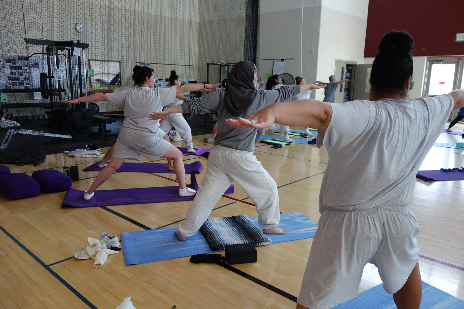 Yoga teacher training program participants